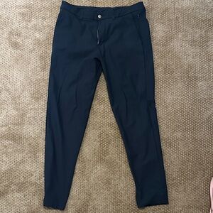 Lululemon Mens Commission Slim Pants 34 x 34 Dark Blue Navy